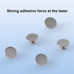 50pcs Dental Ortho Hospital Clinic Round Metal Bondable Lingual Button Mesh Base