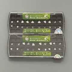 5Sets Dental Orthodontic Metal Braces Cartoon Bracket Diamond Mini Roth 022 345