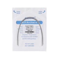 AZDENT Dental Ortho Ceramic Bracket Braces Roth MBT 0.022 018 / Arch Wire Round