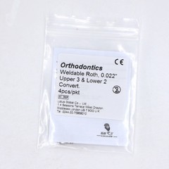 NEW 5×Dental Orthodontics Weldable Buccal Tubes Roth 0.022”Conv U3 L2 4/pack