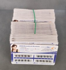 10 Sets Dental Orthodontic Metal Brackets MIM Monoblock Mini Roth 022 no hooks
