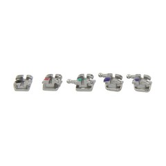 Dental Orthodontic Metal Brackets Braces MIM Roth 022 345 Hooks 5-5 Mini Twin