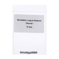 50 Pcs Dental Orthodontic Lingual Button Bondable Round Mesh Base Bonding
