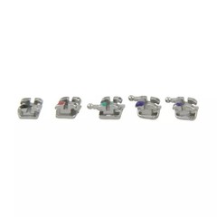 Dental Orthodontic Metal Brackets MIM Mini Braces Roth MBT 018 022 345 Hooks