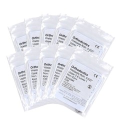 20×Dental Orthodontic Buccal Tube Non-Conv Weldable Roth 0.022″ U2 L1 4Pcs/pkt