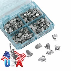 AZDENT Dental Orthodontic Non-Convertible 1st Molar Buccal Tubes Roth 022