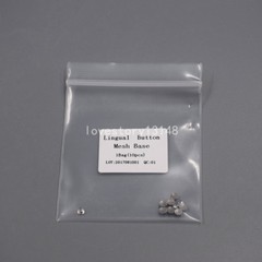 1 Bag Dental Orthodontic Lingual Buttons For Bondable Round Base Brand 10 Pcs
