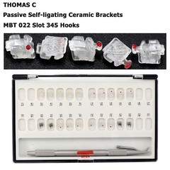 Ormco Damon Dental Orthodontic Self Ligating Brackets Metal Ceramic MBT 022 345