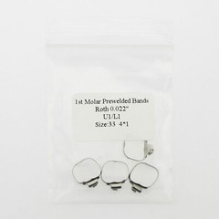 Dental Orthodontic Roth 022 1st Molar Buccal Tube Prewelded Bands 29-43+ Single