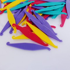 Dental Orthodontic Elastic Placer Elastic Rubber Band Placers Mixed Color 100Pcs