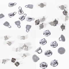35 Models Dental Orthodontic Bondable Lingual Buttons Round Rectangular Base