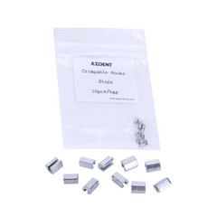100pcs AZDENT Dental Orthodontics Crimpable Hooks Stops Type for Arch Wires