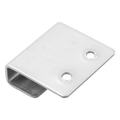 U Shape Corner Brackets made of Silver Stainless Steel Easy to Install and Use