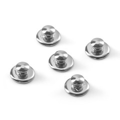 50pcs Dental Ortho Hospital Clinic Round Metal Bondable Lingual Button Mesh Base