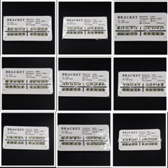 Dental Orthodontics Metal Brackets Mini/Standard Roth/Edgewise/MBT 022/018