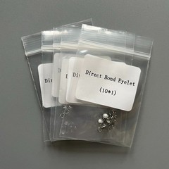 50pcs Dental Orthodontic Lingual Buttons Direct Bond Eyelets Round