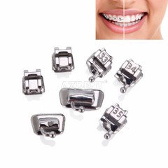 AZDENT Dental Ortho Self-ligating Brackets Braces Mini Roth MBT.022 Hooks 345