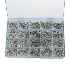 50 Set Dental Orthodontic Monoblock Metal Brackets Braces One Piece MBT Roth 022