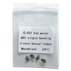30Packs Dental Buccal Tube 1st Edgewise .022 Molar Bondable No-cov Orthodontic