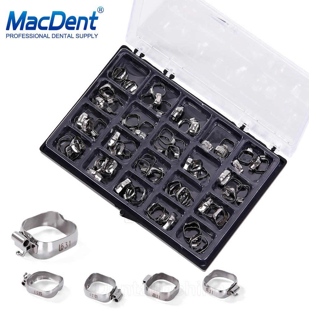 MacDent Dental Orthodontic Bands with Buccal Tube 1st Molar Roth 022″ 16#-35#