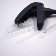 Dental High Quality Dispenser Elastic Tie Placement Rubber Instrument Gun Grey