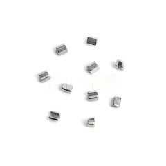 10 Pcs/Bag Crimpable Hook Dental Orthodontic Stainless Steel Split Sliding Stops
