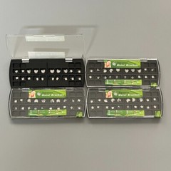 5 Sets Dental Orthodontic Metal Braces Cartoon Bracket Heart Mini Roth 022 345