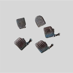 50Packs Dental Orthodontic Brackets Metal Braces Mini Roth Slot.022 3-4-5 Hooks