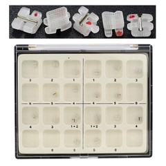 Dental Orthodontic Ceramic Brackets Braces Metal Slot Mini Roth 018 3 Hook 3M