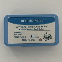 50 Sets Dental Orthodontic Buccal Tubes 1st 2nd Molar Tube Roth MBT 022 Non-Con