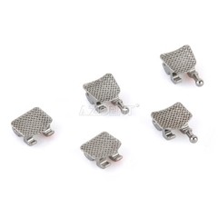 10 X Dental Orthodontic Bracket Braces Metal Mini MBT Slot.018 Hooks 3 AZDENT