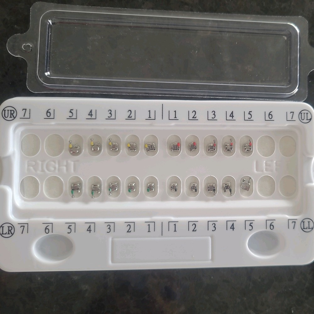 G&H Dental Orthodontic MINI MBT bracket .022, Hooks on 3,4,5