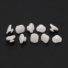 Dental Ortho Composite Ceramic Lingual Button Bondable Rectangular/Round Base