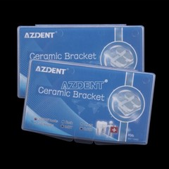 Dental Orthodontic Brackets Ceramic Braces Roth MBT.022 .018 5*5 345 Hook AZDENT