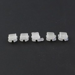 Orthodontic Ceramic Brackets Metal Slot Roth 018 3 Hook 3M Unitek Clarity Braces