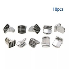 Dental Orthodontic Round Lingual Buttons Bondable & Cleat Mesh 10pcs/pack