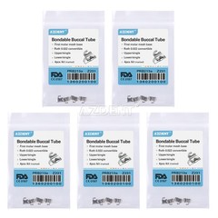 AZDENT Dental Orthodontic Bands with Buccal Tube 1st Molar Roth .022 35#-40#+