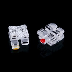 Dental Ortho Clear Bracket Monocrystalline Sapphire /Ceramic Braces Roth MBT 022