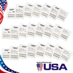 AZDENT Dental Orthodontic Brackets Mini Standard /Elastics Rubber Band/Arch Wire