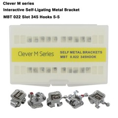 Dental Orthodontic Self Ligating Brackets Braces Metal Ceramic Roth MBT Empower