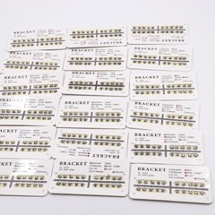 20Packs Dental Ortho Bracket Mini/Standard Roth MBT Edgewise 018/022 3/345 Hooks