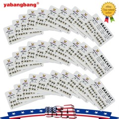 Dental Ortho Metal Brackets Braces Mini/Standard Roth/MBT.022 Hook 345/Arch Wire