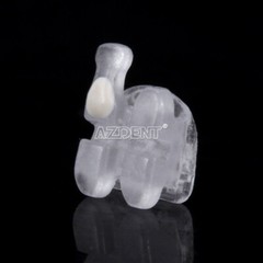 AZDENT Dental Orthodontic Clear Ceramic Brackets Braces Roth. 022 Hooks 3 4 5