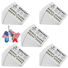 10-200 Packs Dental Orthodontic Brackets Brace Standard Roth.022 Hooks 3 4 5