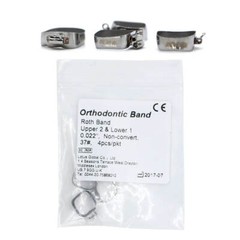 4pcs/pack Dental orthodontic bands Upper2 & Lower 1 Roth 0.022″ Non-convert 37#