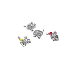 MacDent Dental Orthodontic Brackets Brace Mini Roth MBT Standard 022/018 Hooks
