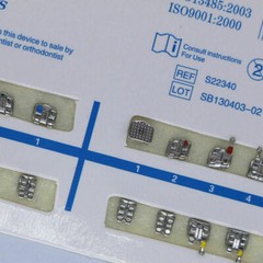 10 Kit Dental MBT 0.022 Mini Bracket with 345 Hooks Mental Brace