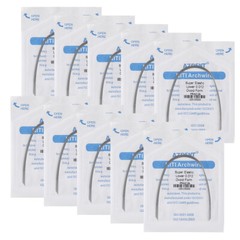 AZDENT Dental Orthodontic Bracket Brace Roth/ Super Elastic Niti Arch Wire Round