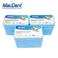 MacDent Dental Ortho Braces Brackets Mini Roth.022 345H/Arch Wire/Buccal Tube