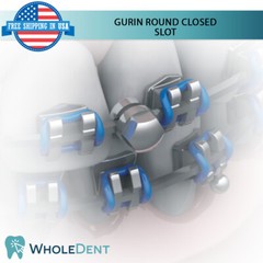 10x Orthodontic Dental Gurin Round Grip Stop Archwire Lock Morelli Anchorage